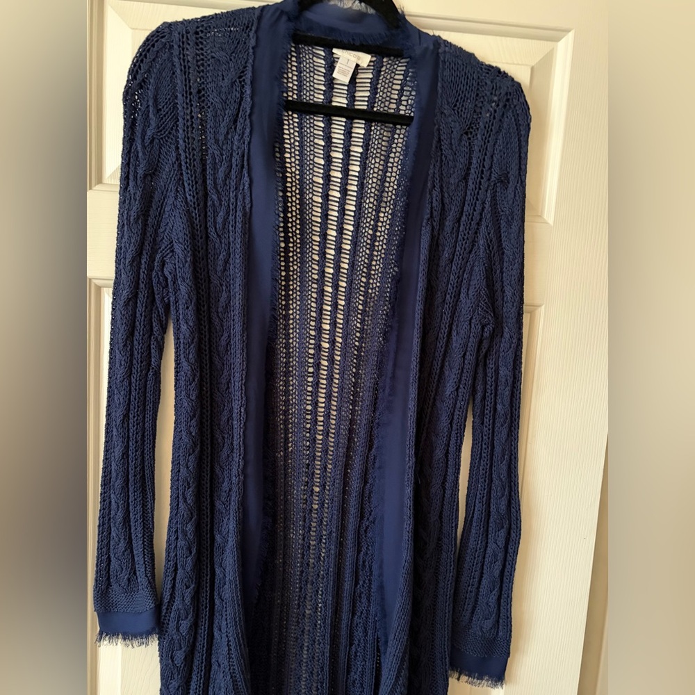 Chico’s Navy Cardigan